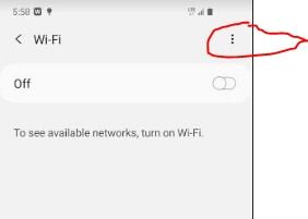 Állítsa le a Wifi automatikus kikapcsolását Android1